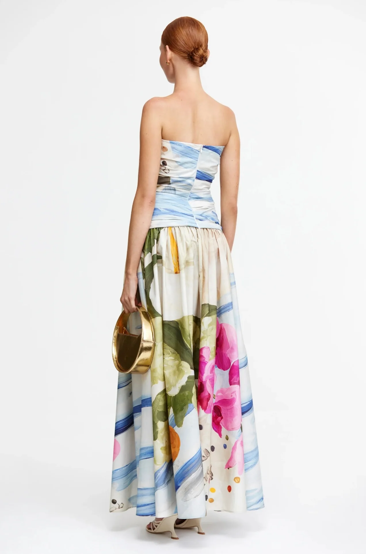 Nershall Maxi Dress ORANGE AFTERNOON - Image 3