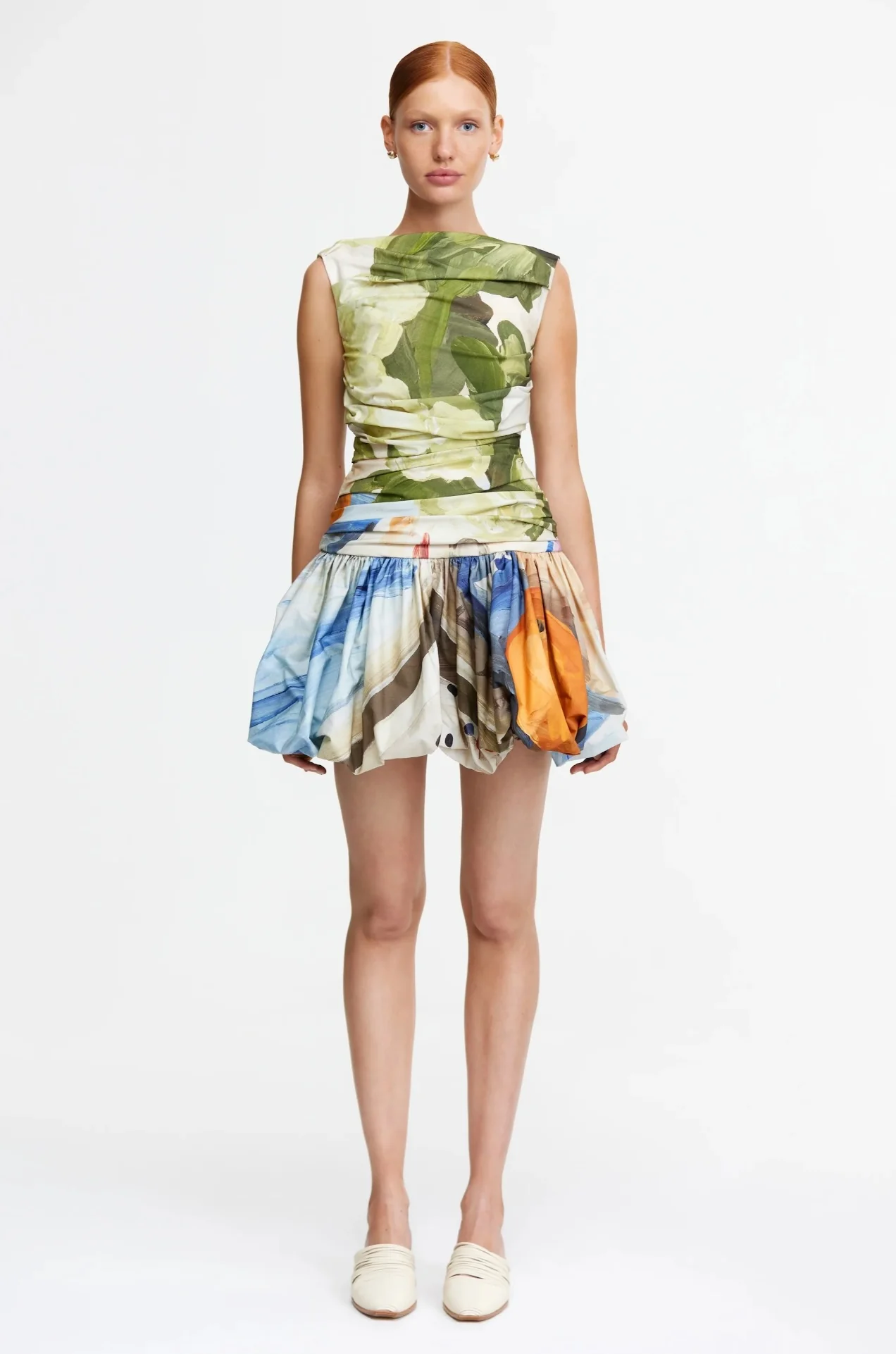 Nershall Mini Dress ORANGE AFTERNOON