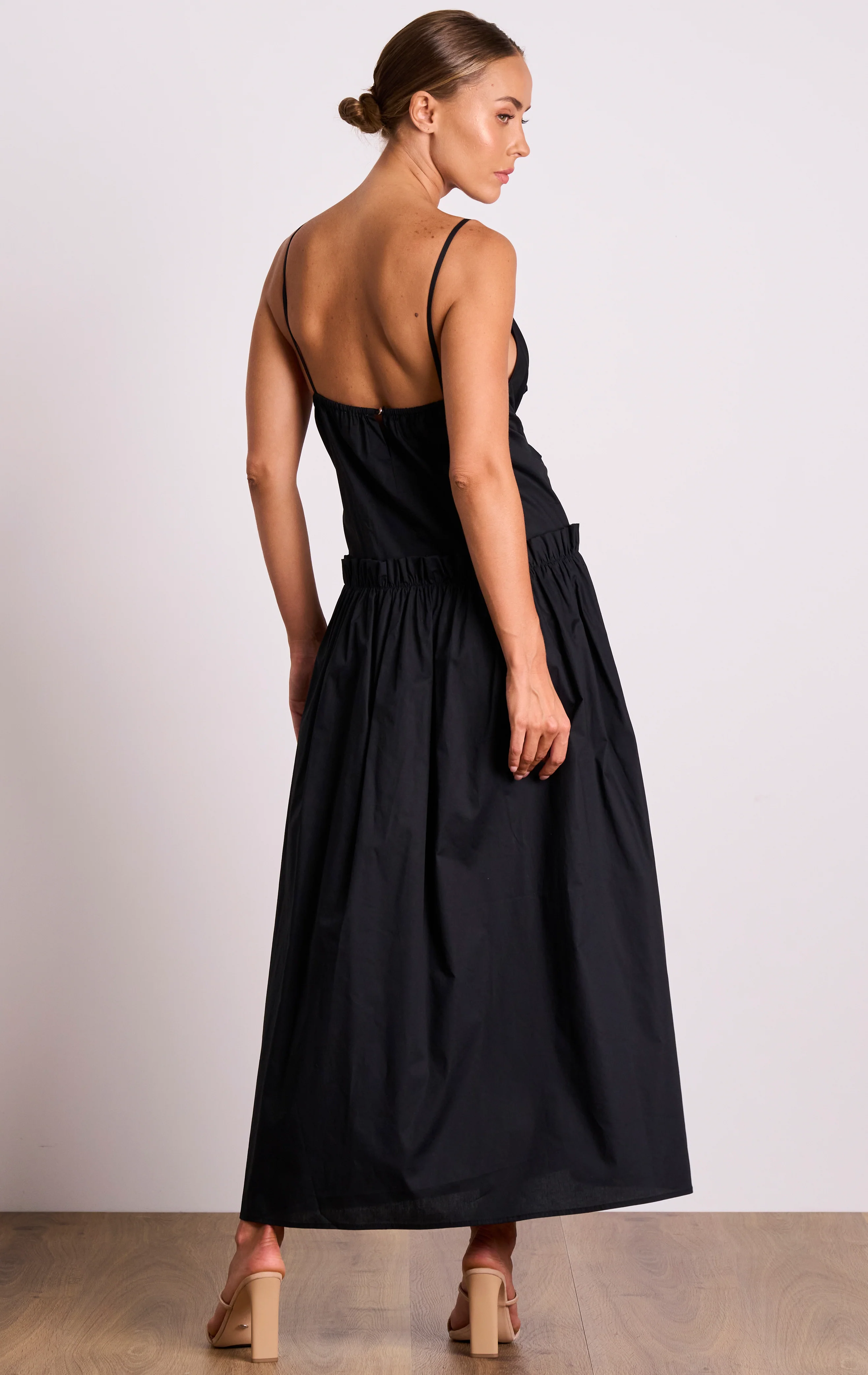 Paloma Cami  Midi Dress Black - Image 3