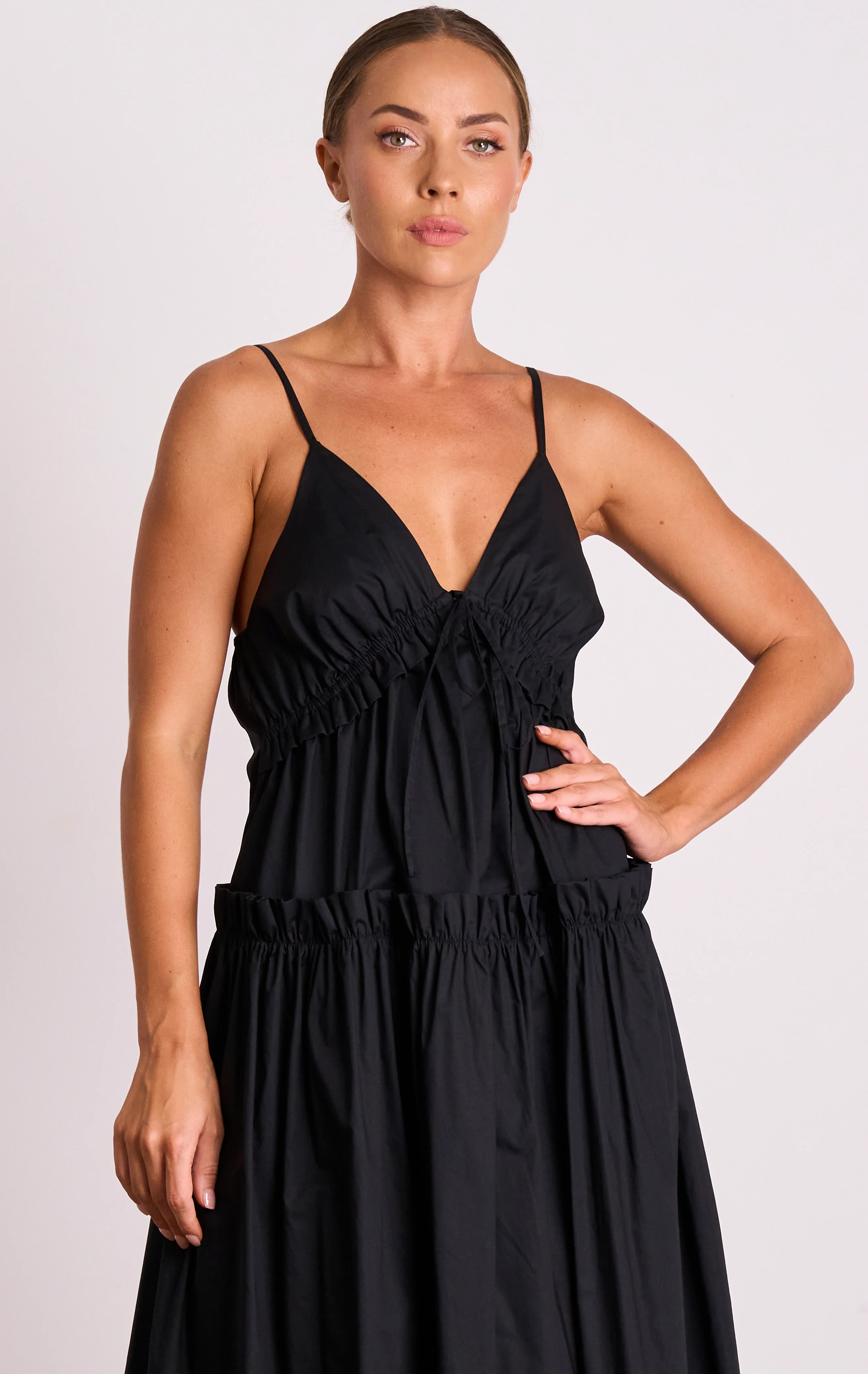 Paloma Cami  Midi Dress Black - Image 4