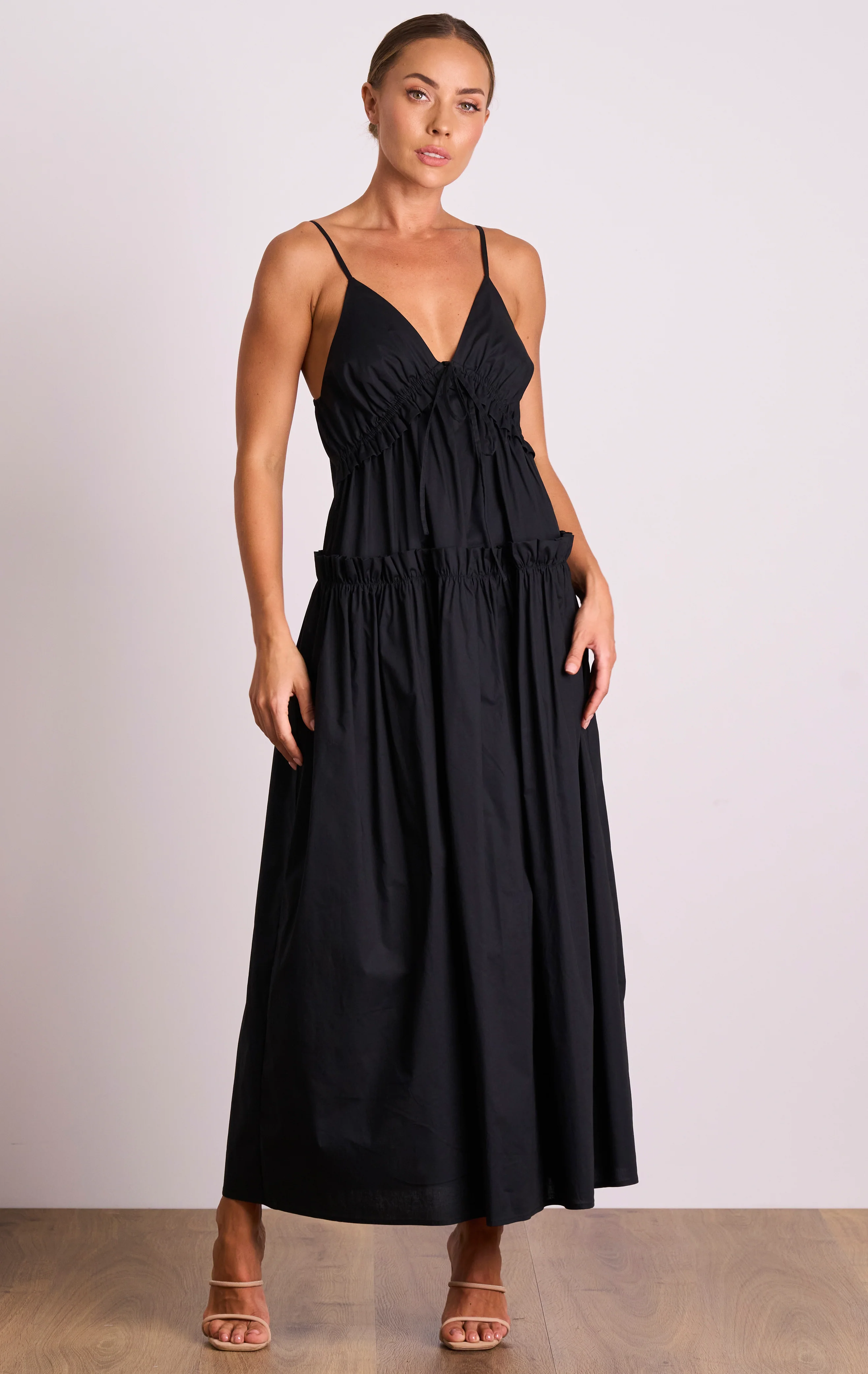 Paloma Cami  Midi Dress Black - Image 5