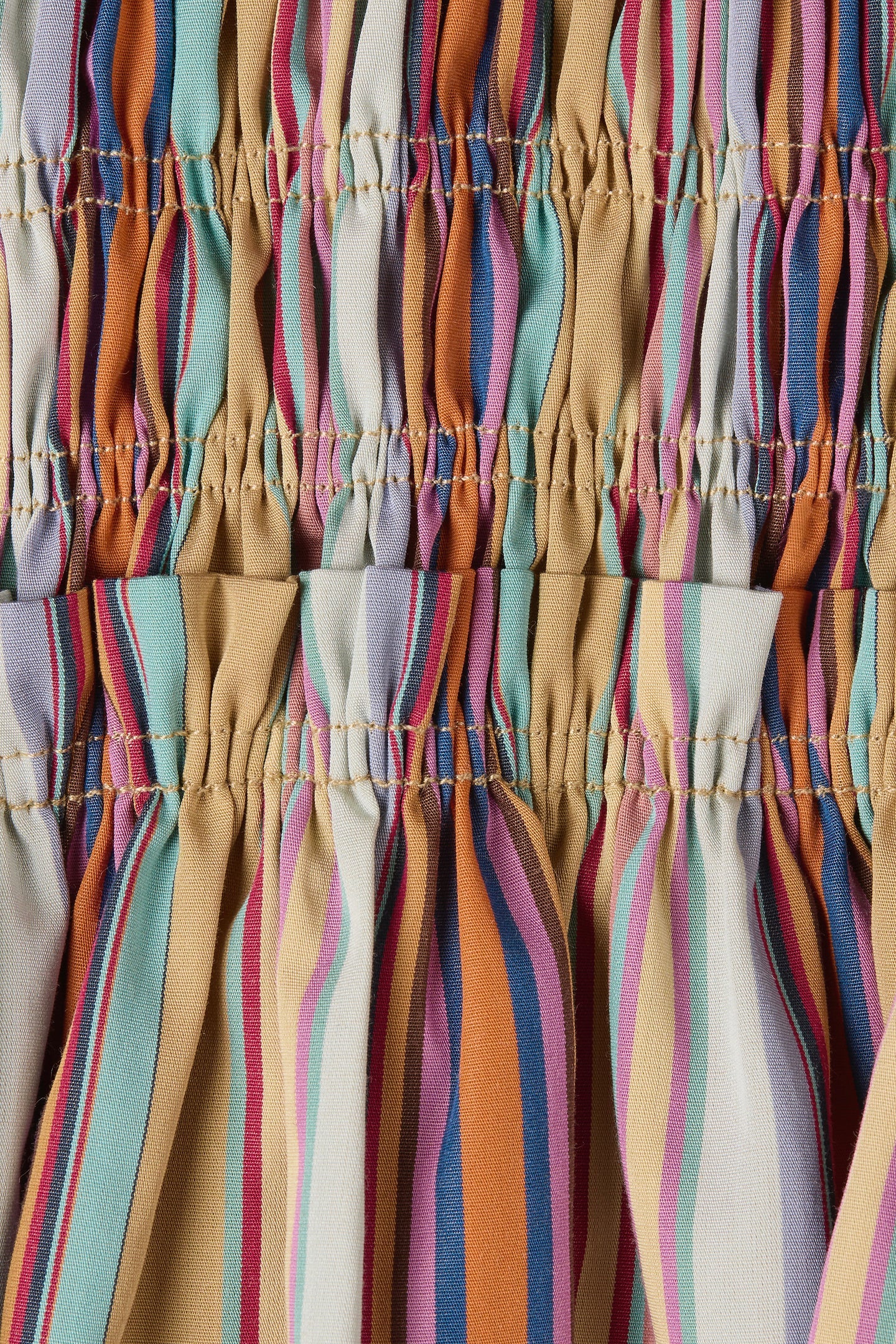 Palomar Mini Dress AGUA STRIPE MUSTARD - Image 6