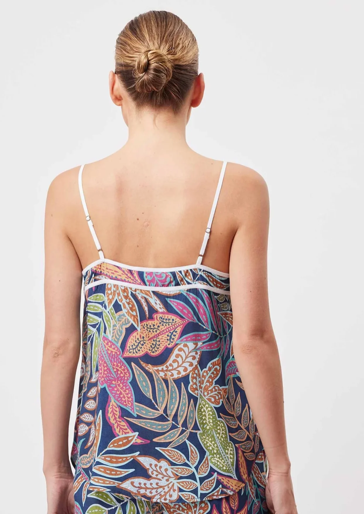 Panama Viscose Cami In Fiesta Tropico - Image 5