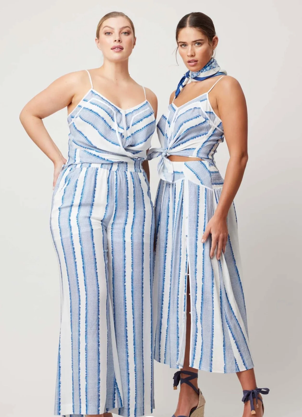 Panama Viscose Cami in Sorrento Stripe - Image 7