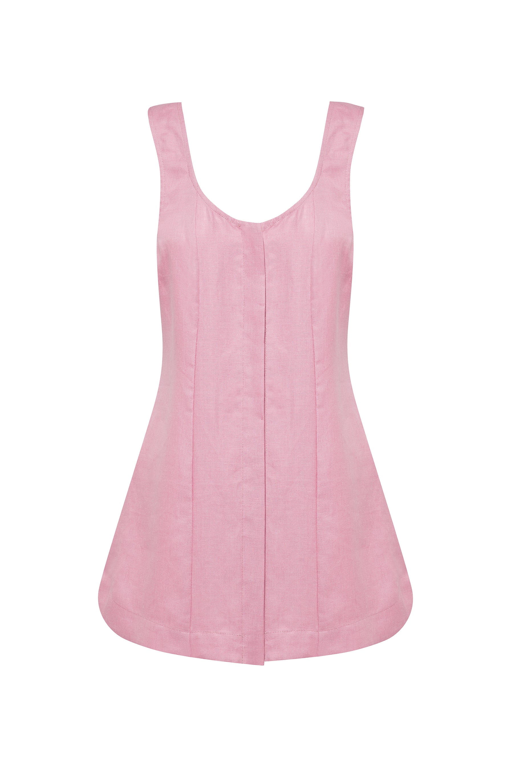 Pemba Organic Linen Mini Dress Helio - Image 4