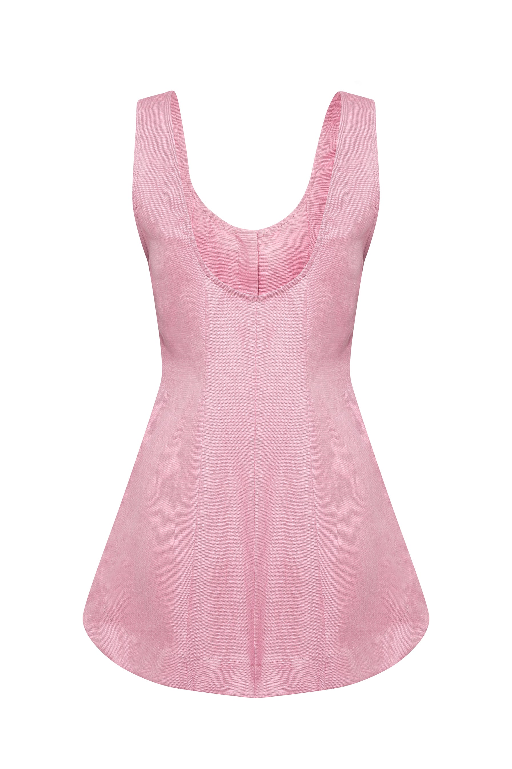 Pemba Organic Linen Mini Dress Helio - Image 5