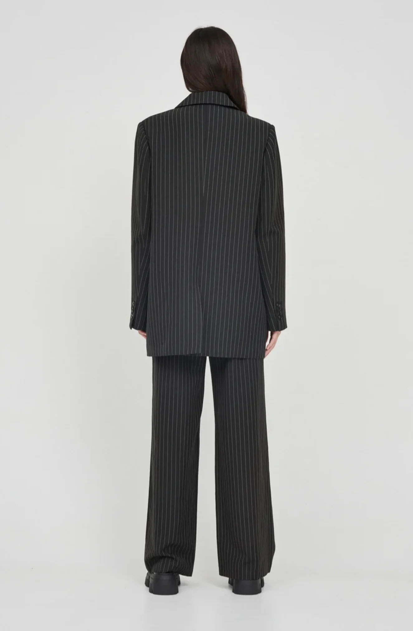 Pinstripe Blazer PINSTRIPE - Image 6