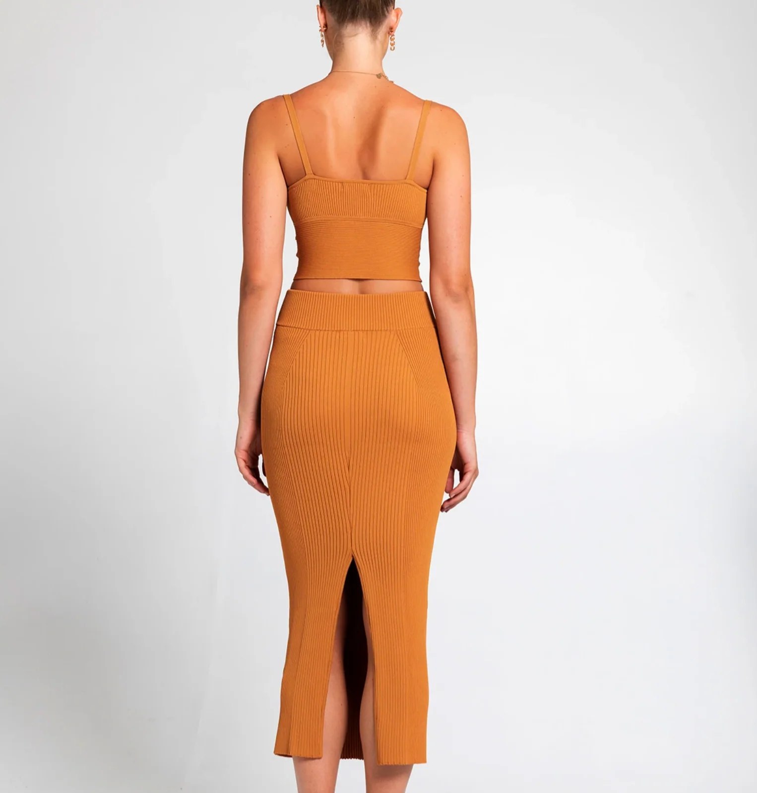 Pisco Knit Skirt Beach Bronze - Image 3