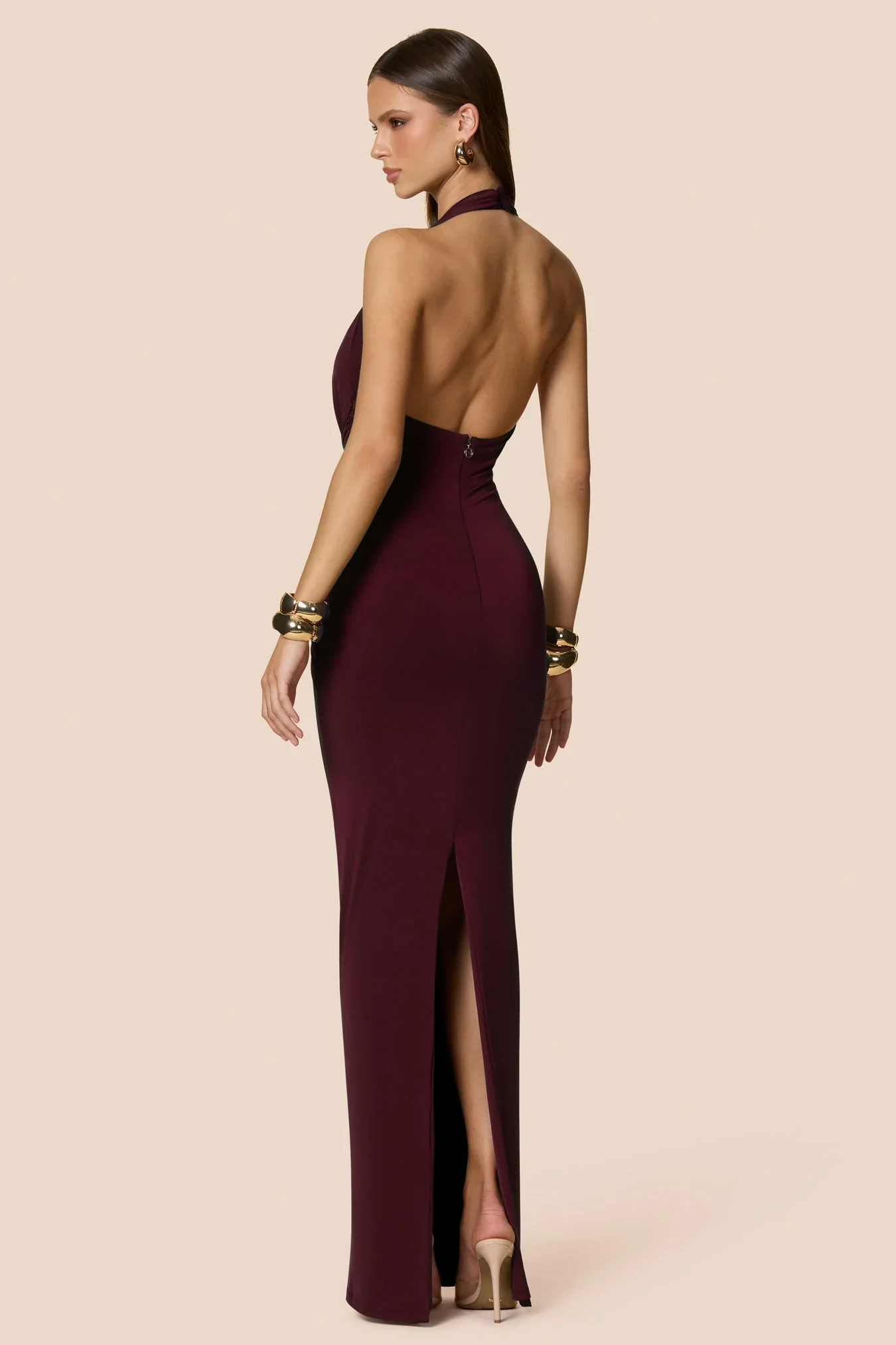 Portia Halter Maxi WINE - Image 4