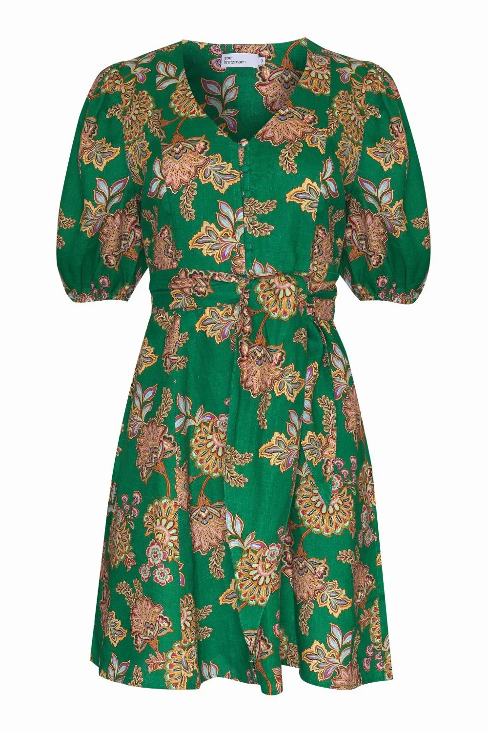 Quota Dress K'GARI PALM GREEN