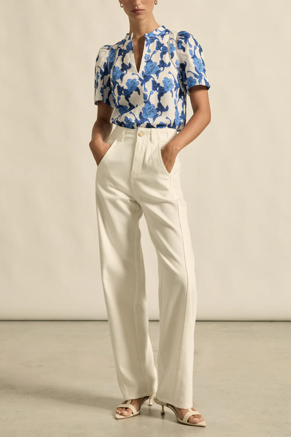 Recollect top - AZURE BOUQUET - Image 3