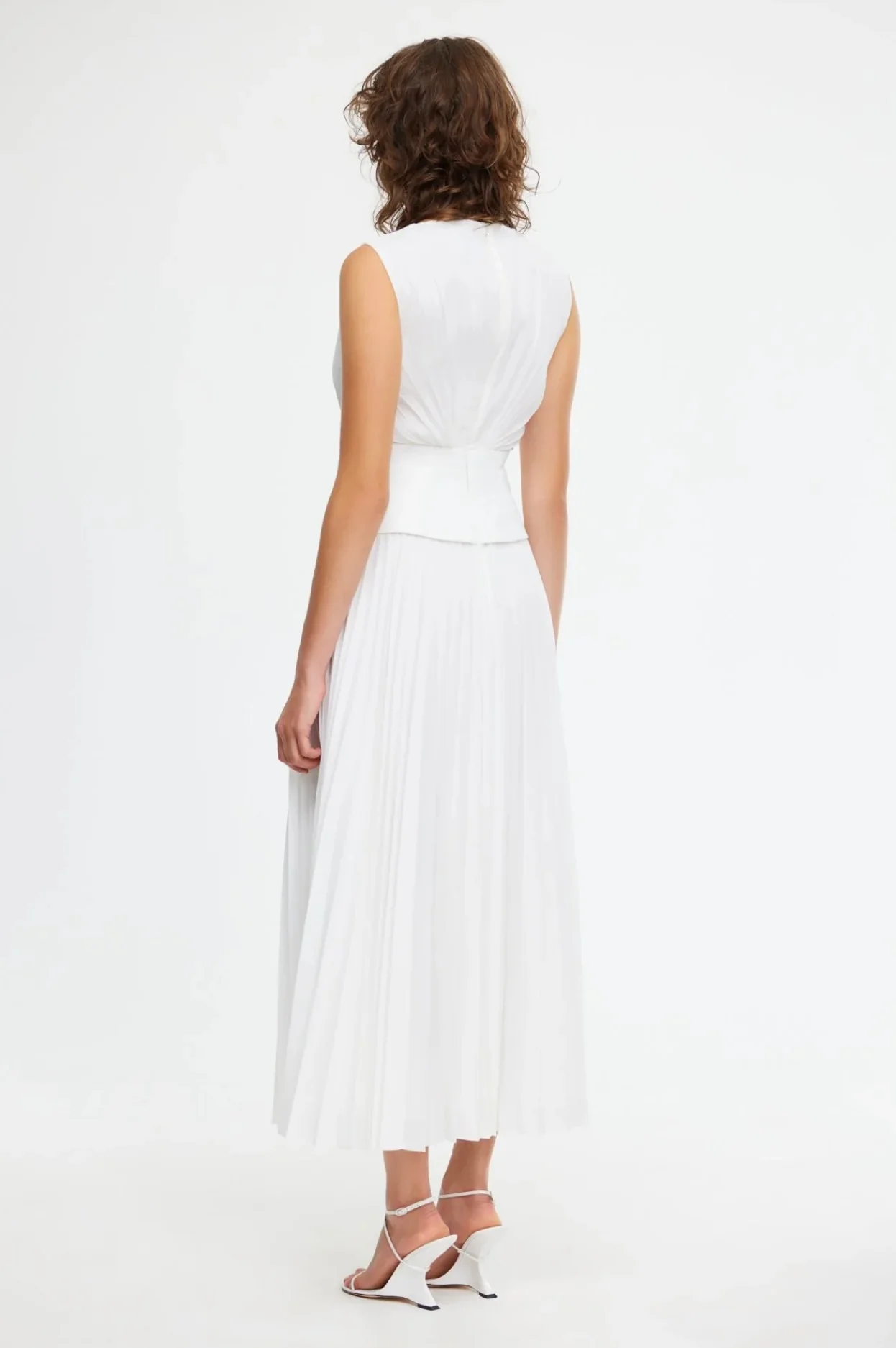 Rhodes Midi Dress IVORY - Image 3