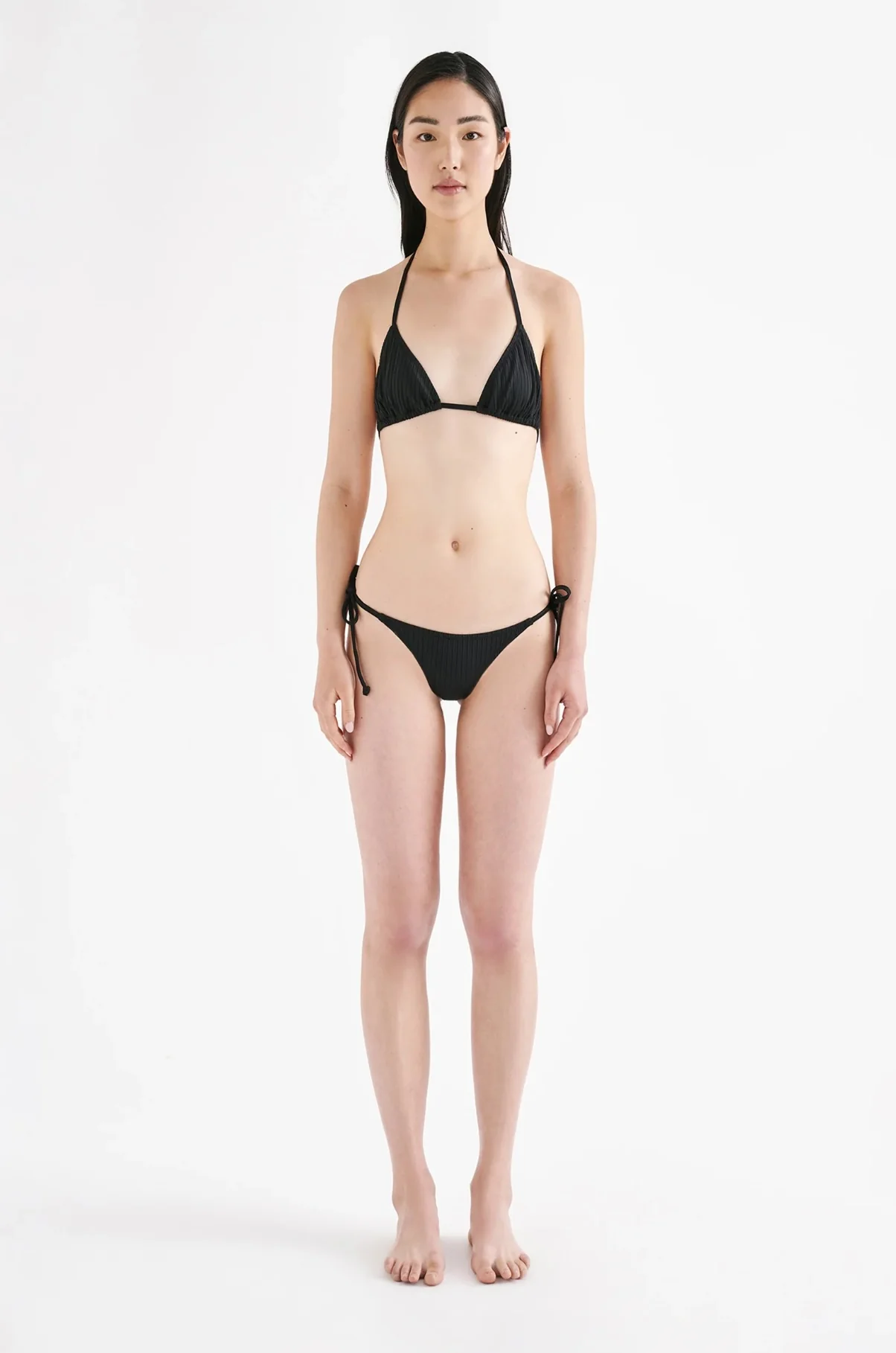 Rib Triangle Top BLACK - Image 5