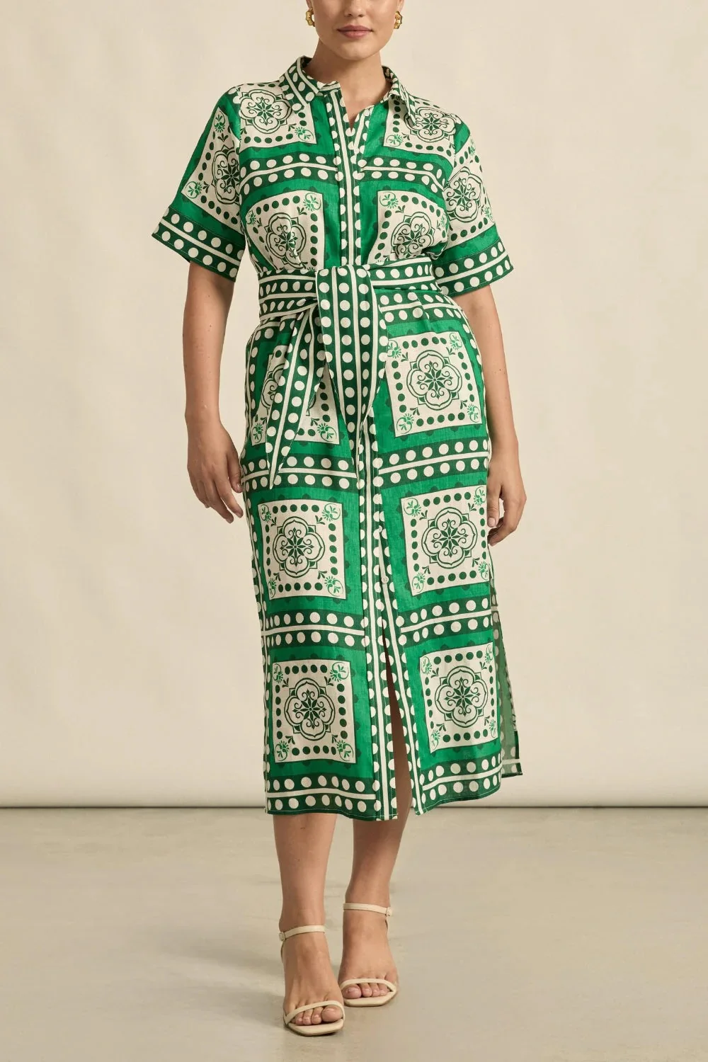 Roam Dress PARROT SCARF