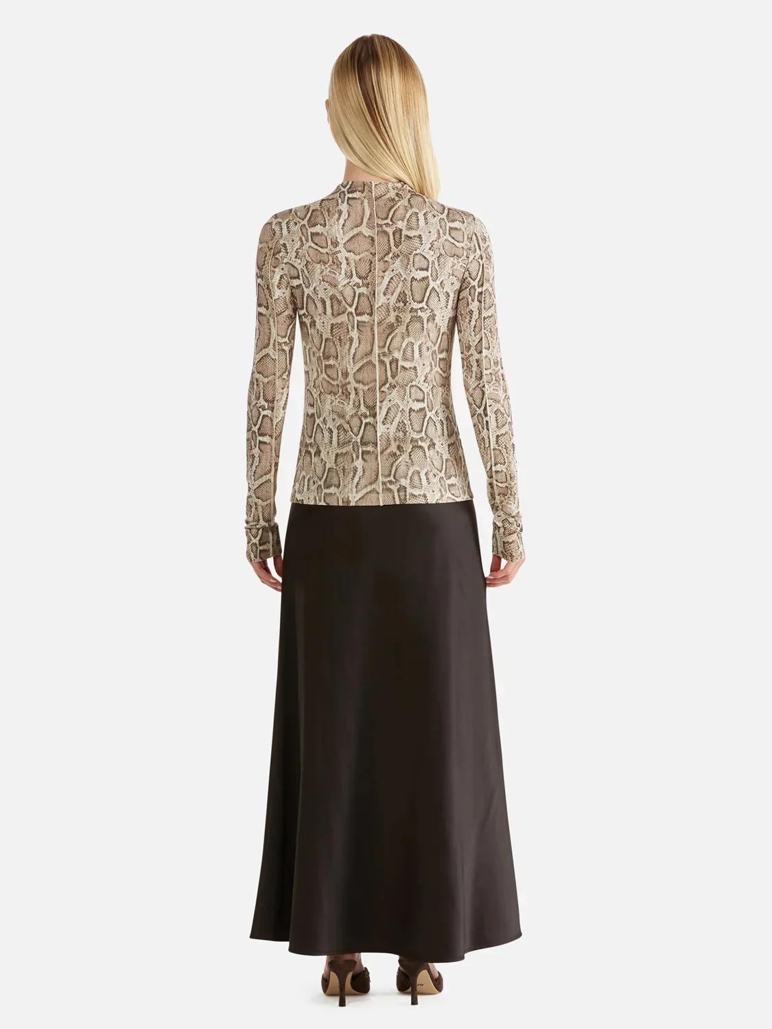 Sadie Long Sleeve Top SNAKE SKIN - Image 4