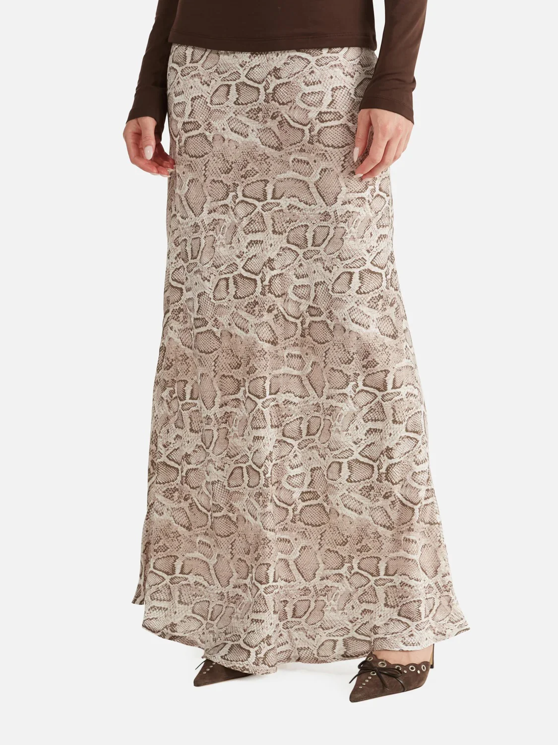 Sadie Maxi Skirt SNAKE SKIN - Image 2