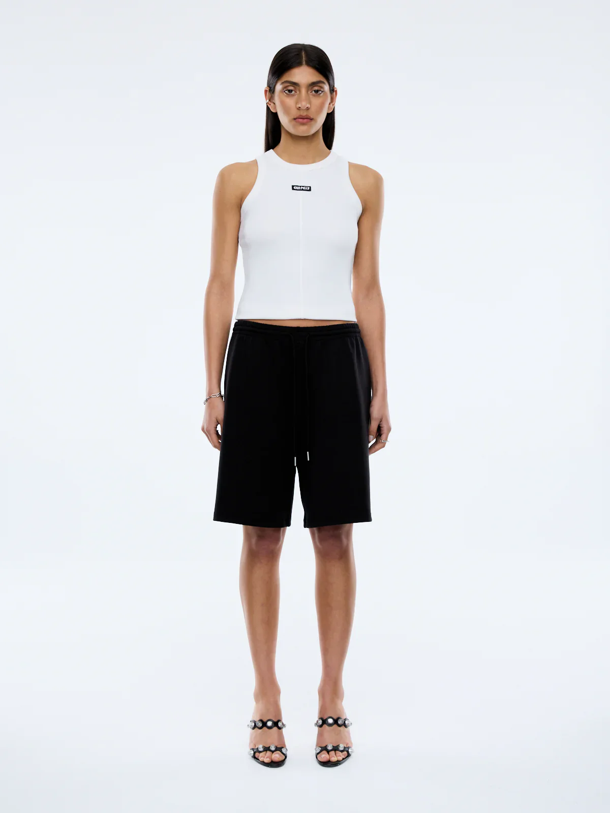 Sarah Track Short BLACK - Image 2