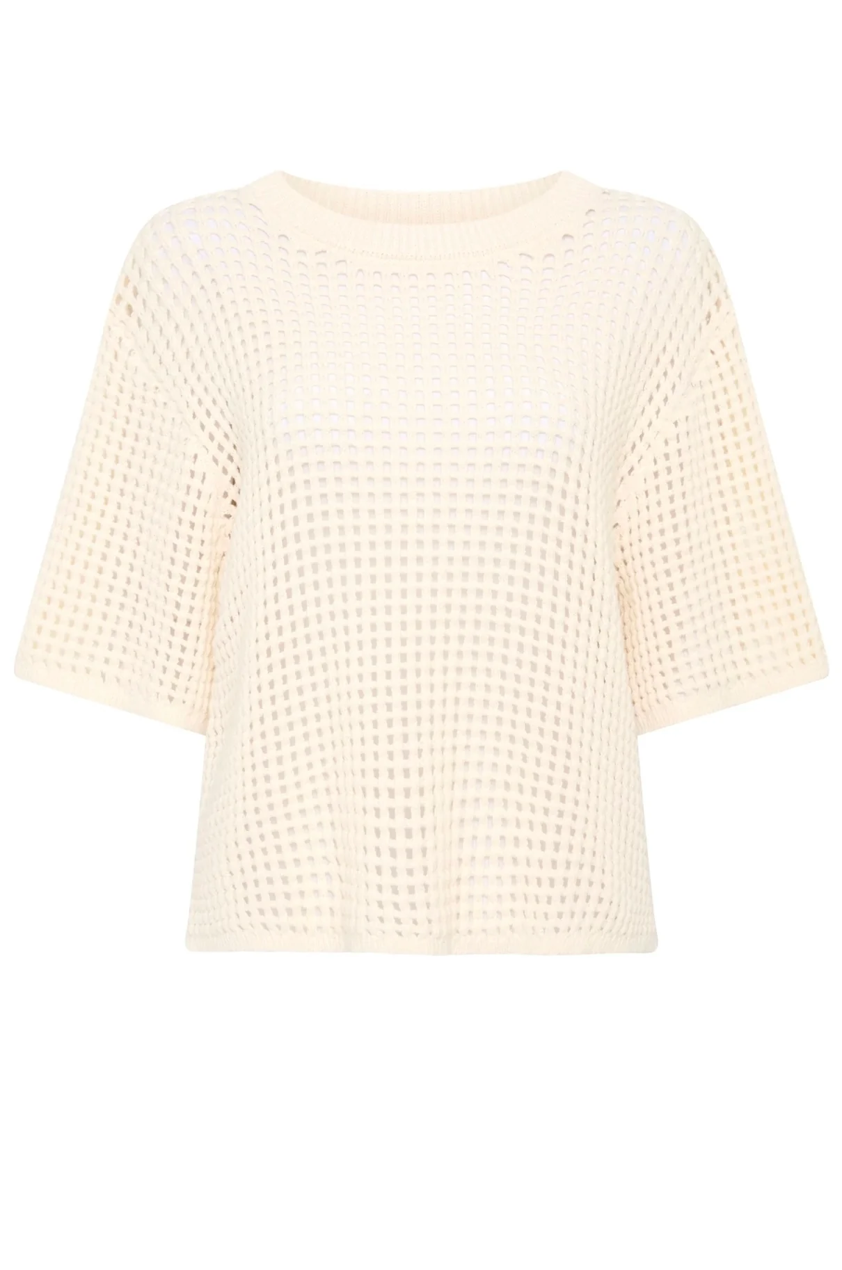 Sawyer Crochet Tee CREAM - Image 4