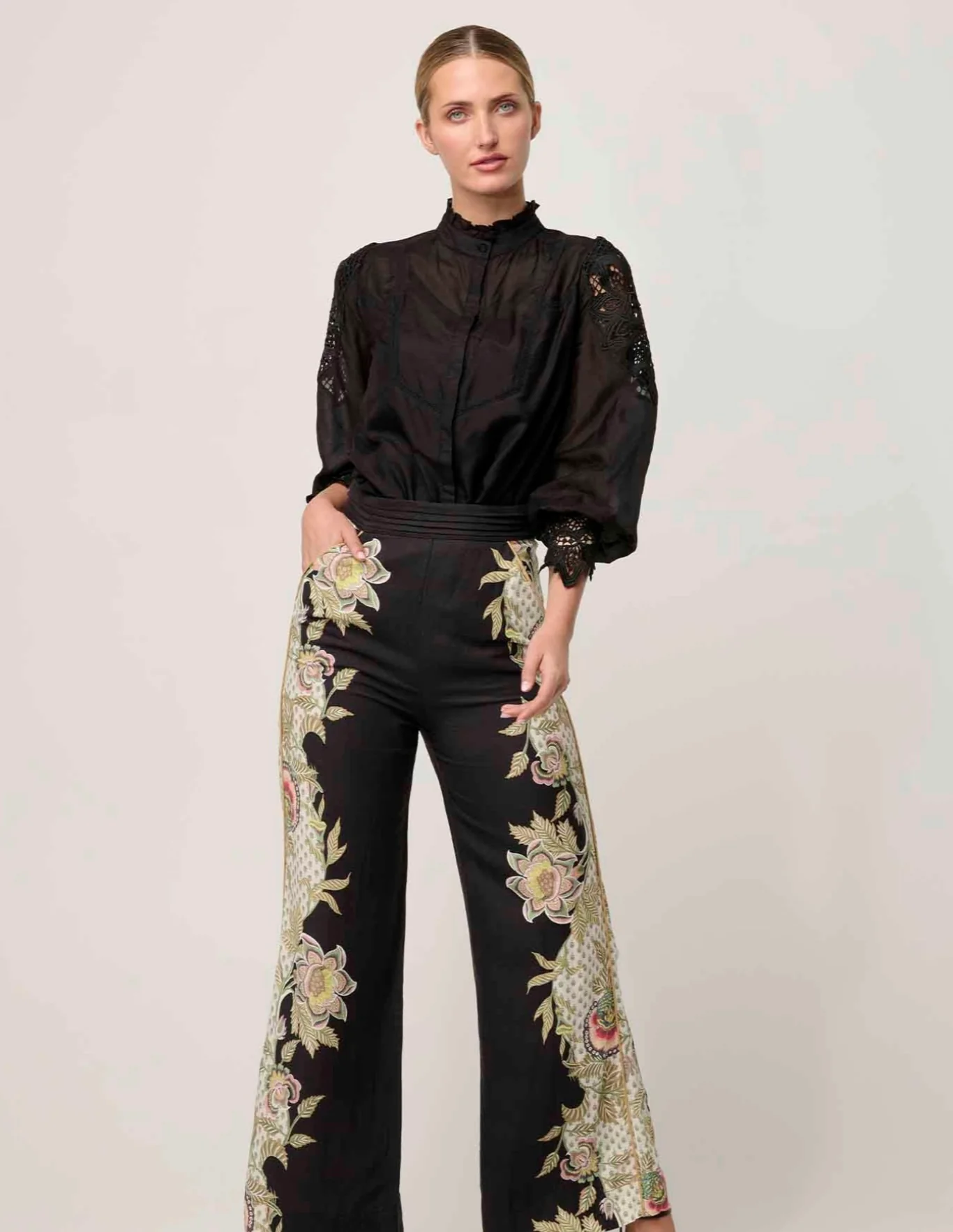 Sevilla Cotton Silk Shirt ONYX