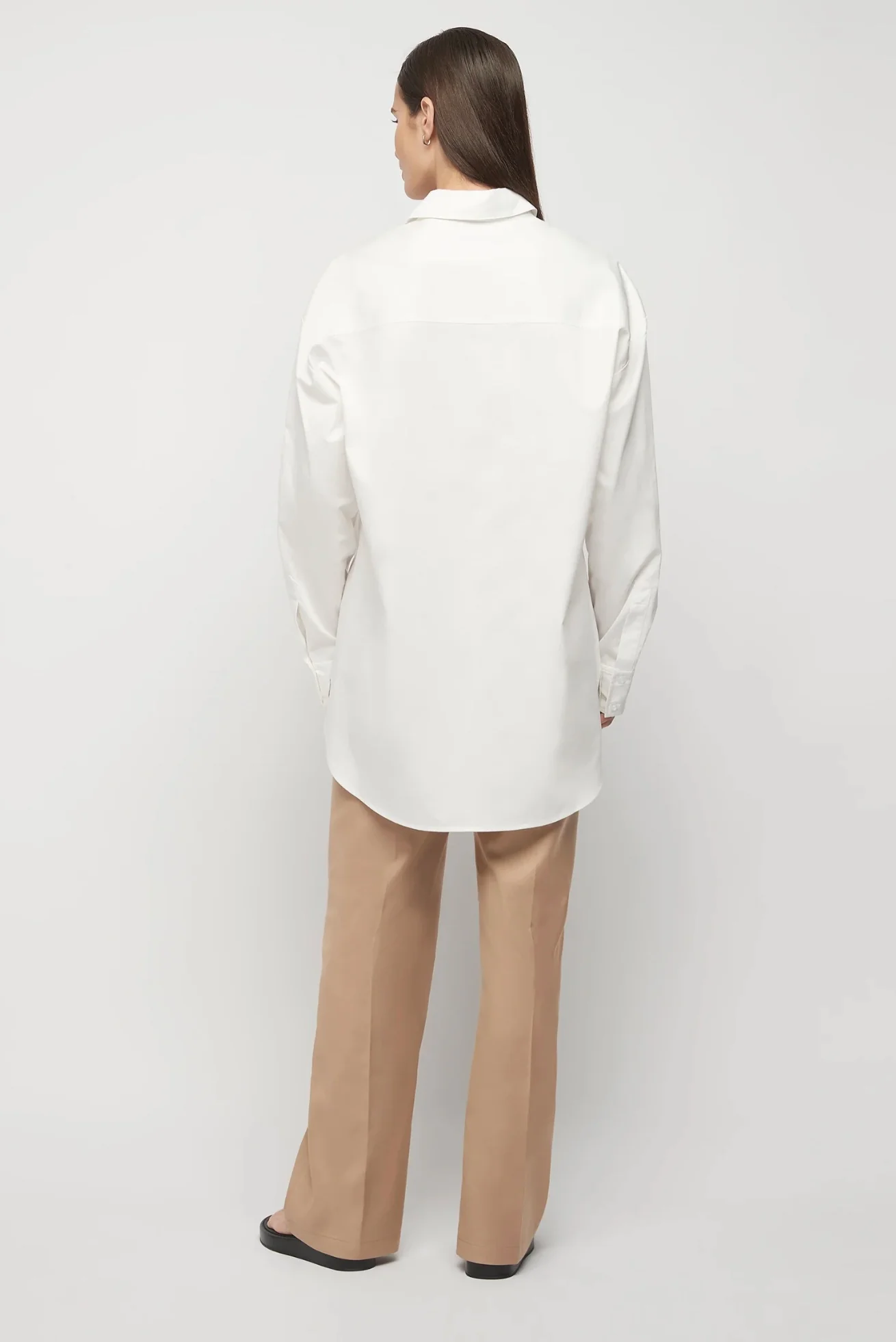 Signature Cotton Shirt - White - Image 5