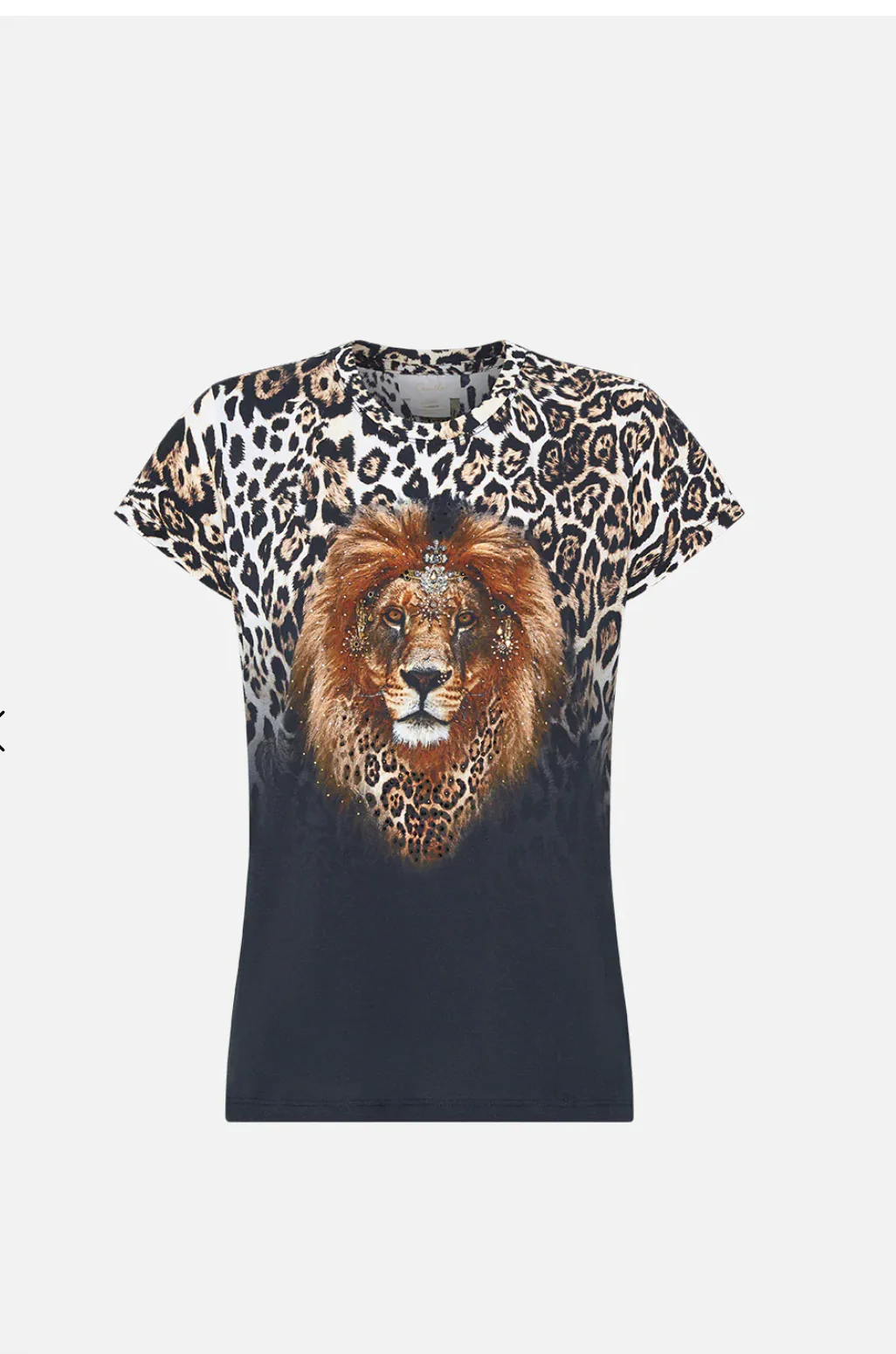 Slim Fit Round Nec T-Shirt Cool For Cats