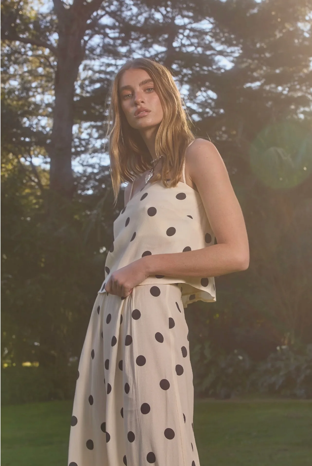 Sophia Cami CREAM/BLACK - Image 9