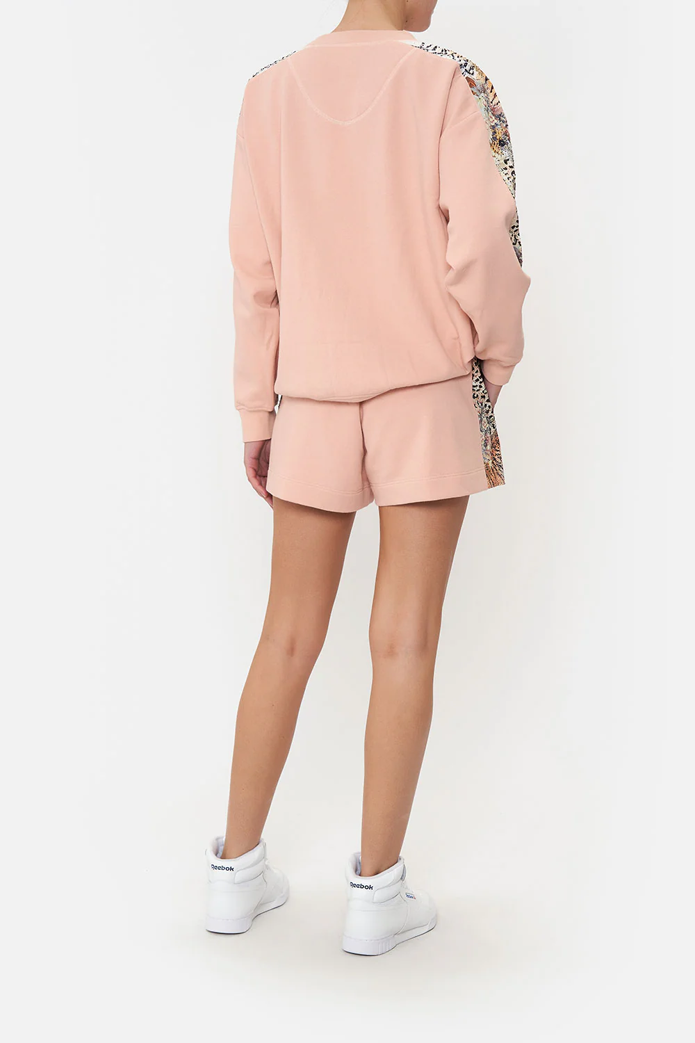 Terry Short with Contrast Stripe - Moto Maiko - Image 3