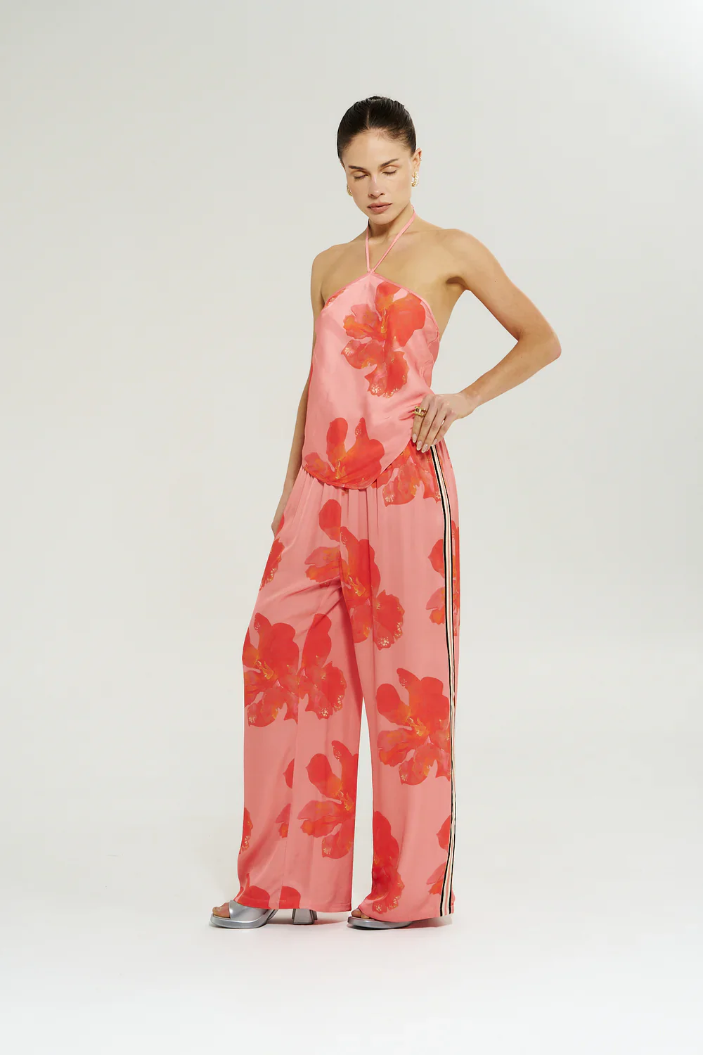 Wide Leg Pant PEACH PETALS - Image 2